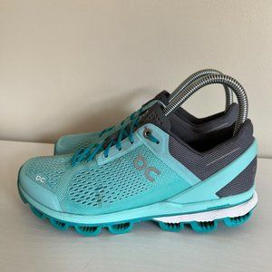 On Cloud Women’s On Running Cloud Surfer Running Shoes Sneakers Fountain/Azure S